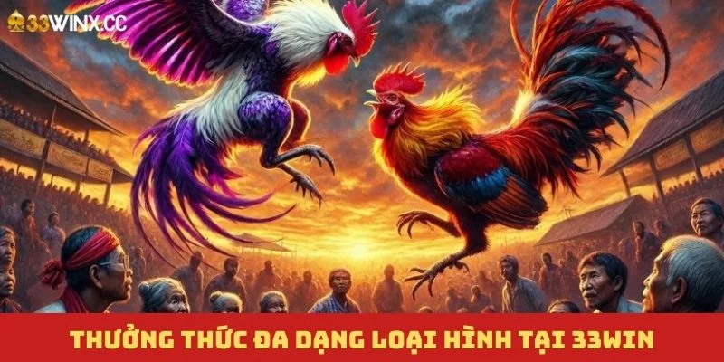Đa dạng các thể loại đá gà 33Win được cung cấp Đa dạng các thể loại đá gà 33Win được cung cấp